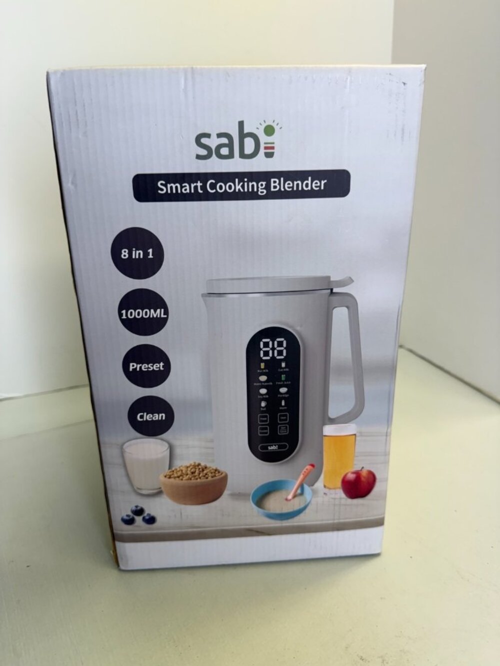 Sabi Smart Cooking Blender 8-in-1 Soy Nut Milk Maker 1000ML Model 1636J New